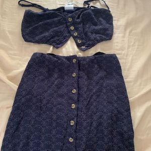 Skyler and madisen skirt and top set